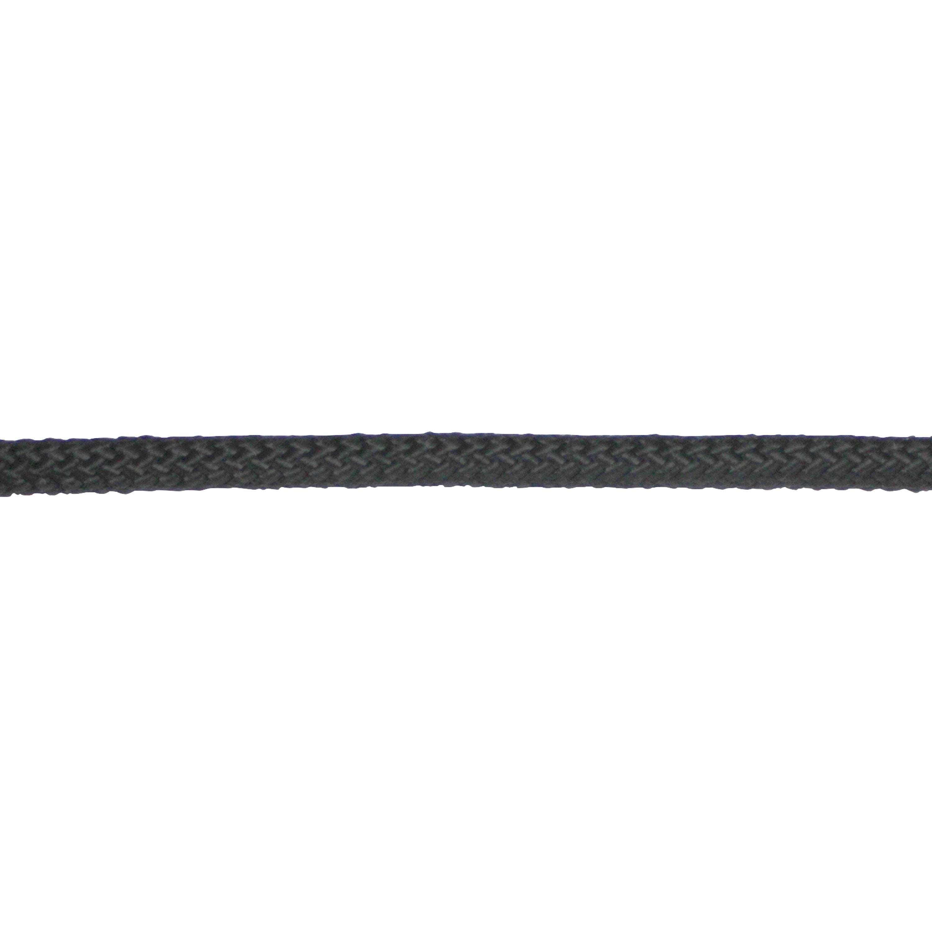 Extreme Max 3008.0301 16-Strand Diamond Braid Utility Rope - 1/4" x 25', Black