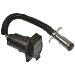 Pollak 6P-104V 6-Pole Round Vehicle End to 7-Blade Trailer End Adapter