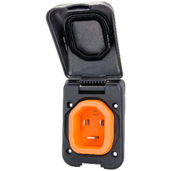 SmartPlug B16ASSYPB Combo Kit with Female Connector and Non-Metallic Inlet - 16 Amp, Black