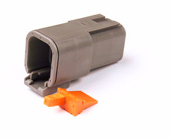 Grote 84-2491 Deutsch DTM Series Housing and Wedgelocks - 6-Way Male Receptacle