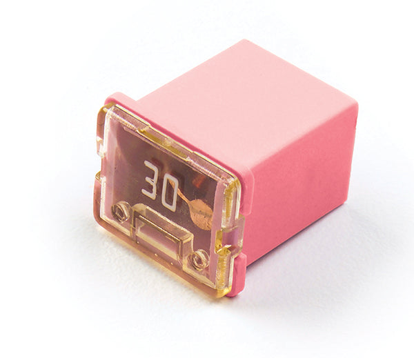 Grote 82-FMXLP-30A Cartridge Link Fuse - Low Profile, Pink, 30 Amp