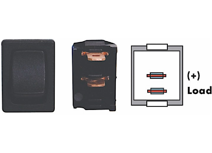 VALTERRA DG218VP MINI ON/OFF SPST BLACK 1/CARD