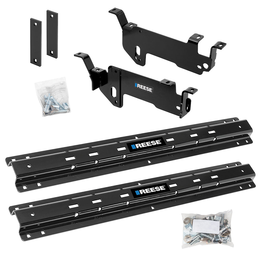 Reese 56021-53 Outboard Fifth Wheel Trailer Hitch Bracket Install Kit for 2013-2019 RAM 3500 Trucks