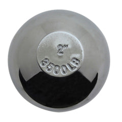 Quick Products QP-HB3007 2" Chrome Hitch Ball - 3/4" Diameter x 2" Long Shank - 3,500 lbs.