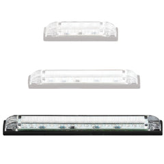 T-H Marine LED-51810-DP LED Slim Line Utility Strip Lights, 8" - Clear
