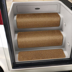 Prest-O-Fit 5-3100 Step Huggers for RV Landing - 10" x 23.5", Buckskin Brown