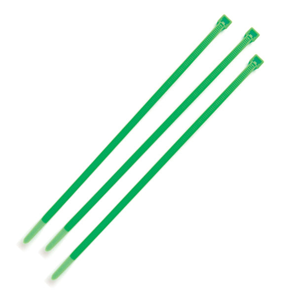 Grote 83-6034-3 Nylon Cable Ties - Color Ties - 1000 Pack, Green