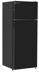InVision 180-2712 8 cu.ft. Top Mount Freezer RV Refrigerator - Right Hand Swing, Black