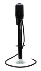 Quick Products JQ-3500B Power A-Frame Electric Tongue Jack with LED Work Light and Permanent Ground Wiring for Camper Trailer, RV - 3,650 lbs. Capacity (Higher then Standard 3,500 lbs. Jack!), Black