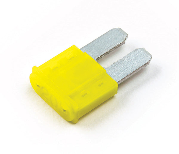 Grote 82-ANT-20A Micro Blade -2 Fuse - 20 Amp, Yellow, 5-Pack