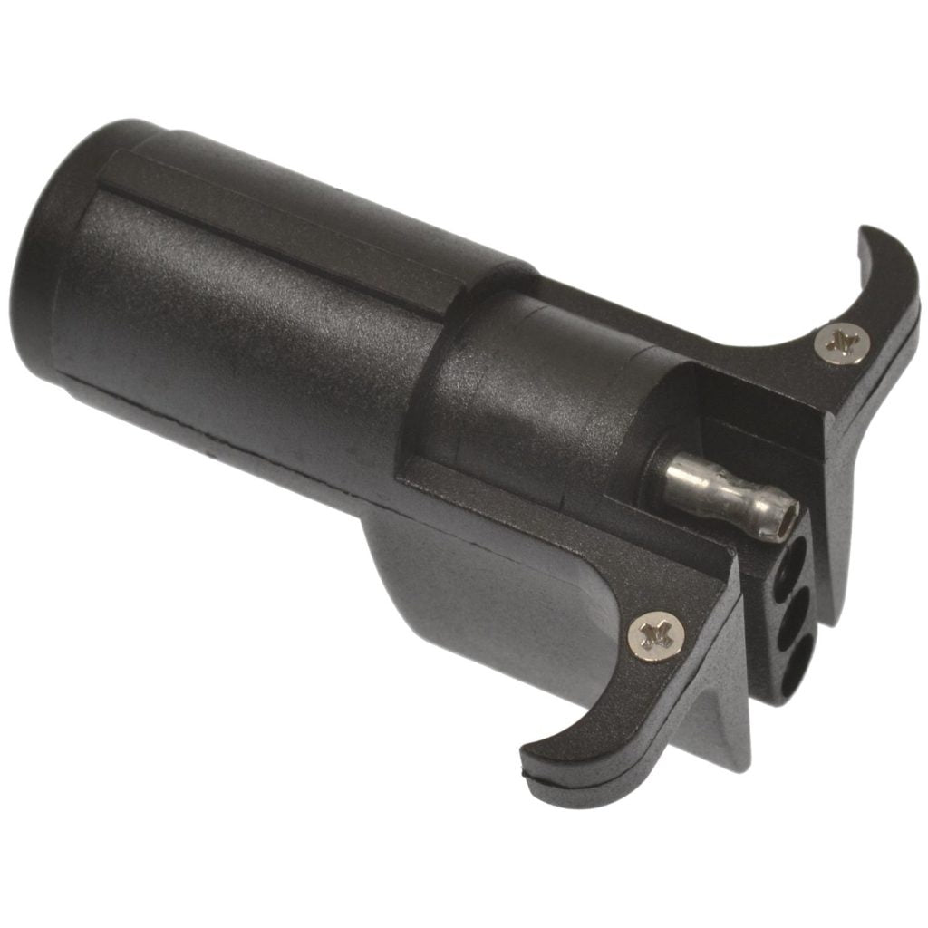 Pollak 6P-102V 6-Pole Round Vehicle End to 4-Way Flat Trailer End Adapter