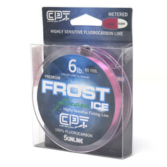Clam Pro Tackle 14565 CPT Frost Line Fluorocarbon - 8lb - Metered (Pink/Clr) - 200 Yard