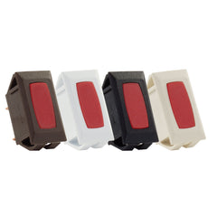 JR Products 12725 Indicator Light - Red/Black