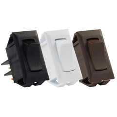 JR Products 13665 Momentary-On/Off Switch - White
