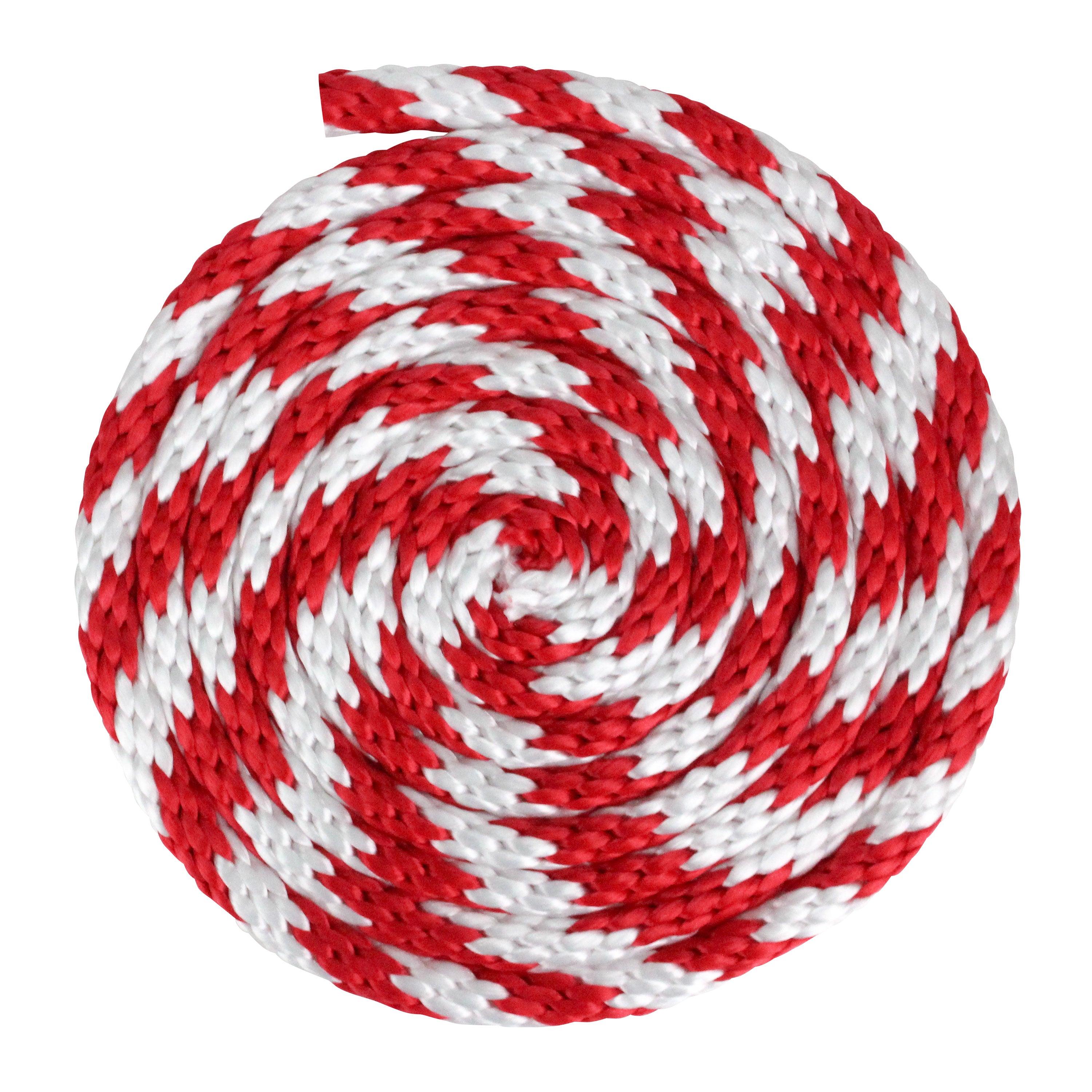 Extreme Max 3008.0166 Solid Braid MFP Utility Rope - 3/8" x 100', Red/White