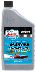 Lucas Oil 10654 Semi-Synthetic Marine Motor Oil 20W-50 - 1 Quart