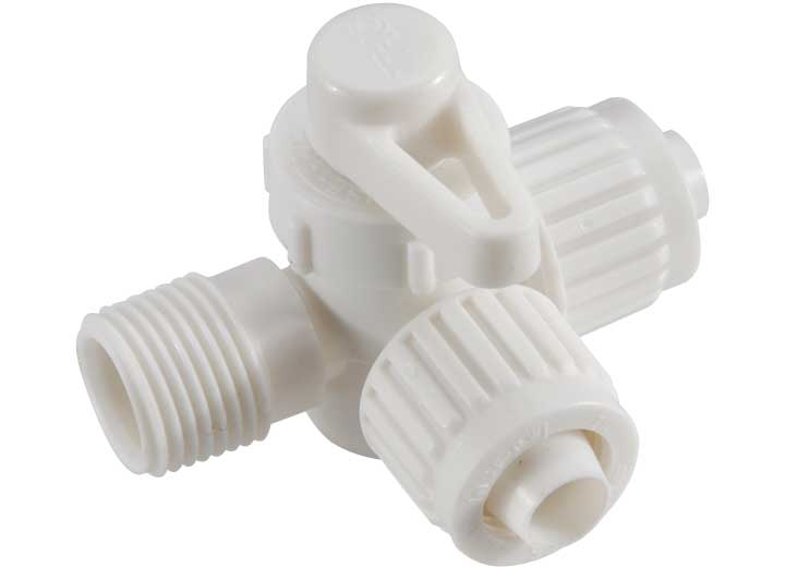 ESCO 06912 THREE WAY VALVE 1/2PX1/2MPTX1/2P