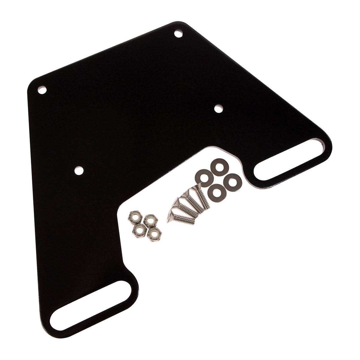 Panther KPMMP-D-1 King Pin Anchor System Universal Engine Mount Plate - Black Powder Coat