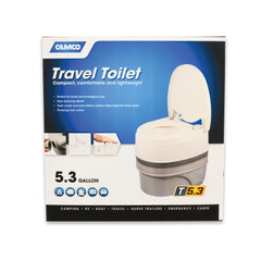 Camco 41545 Travel Toilet - 5.3 Gallon
