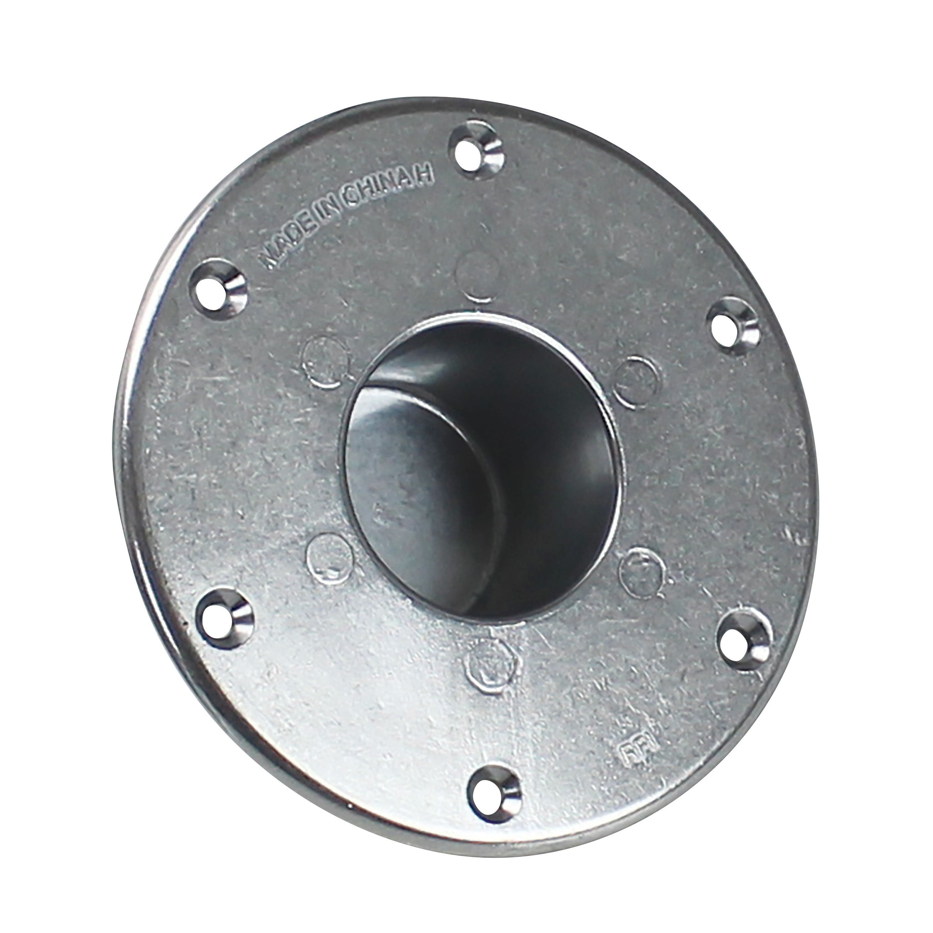 AP Products 013-1112 Table Base - Flush Round, Chrome