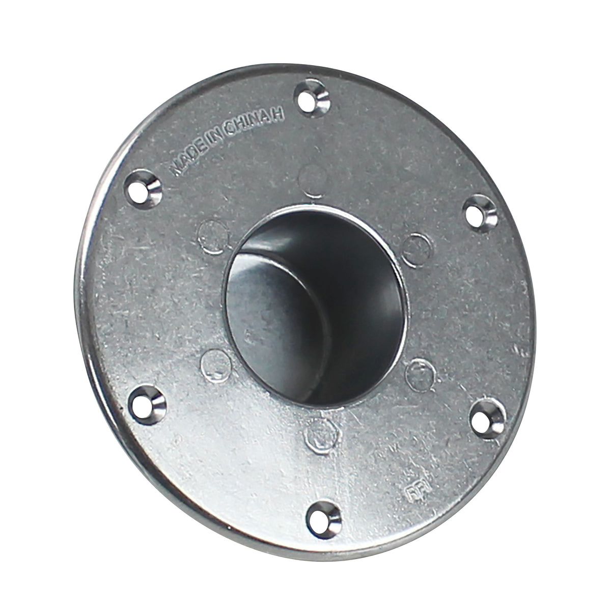 AP Products 013-1112 Table Base - Flush Round, Chrome