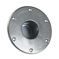 AP Products 013-1112 Table Base - Flush Round, Chrome