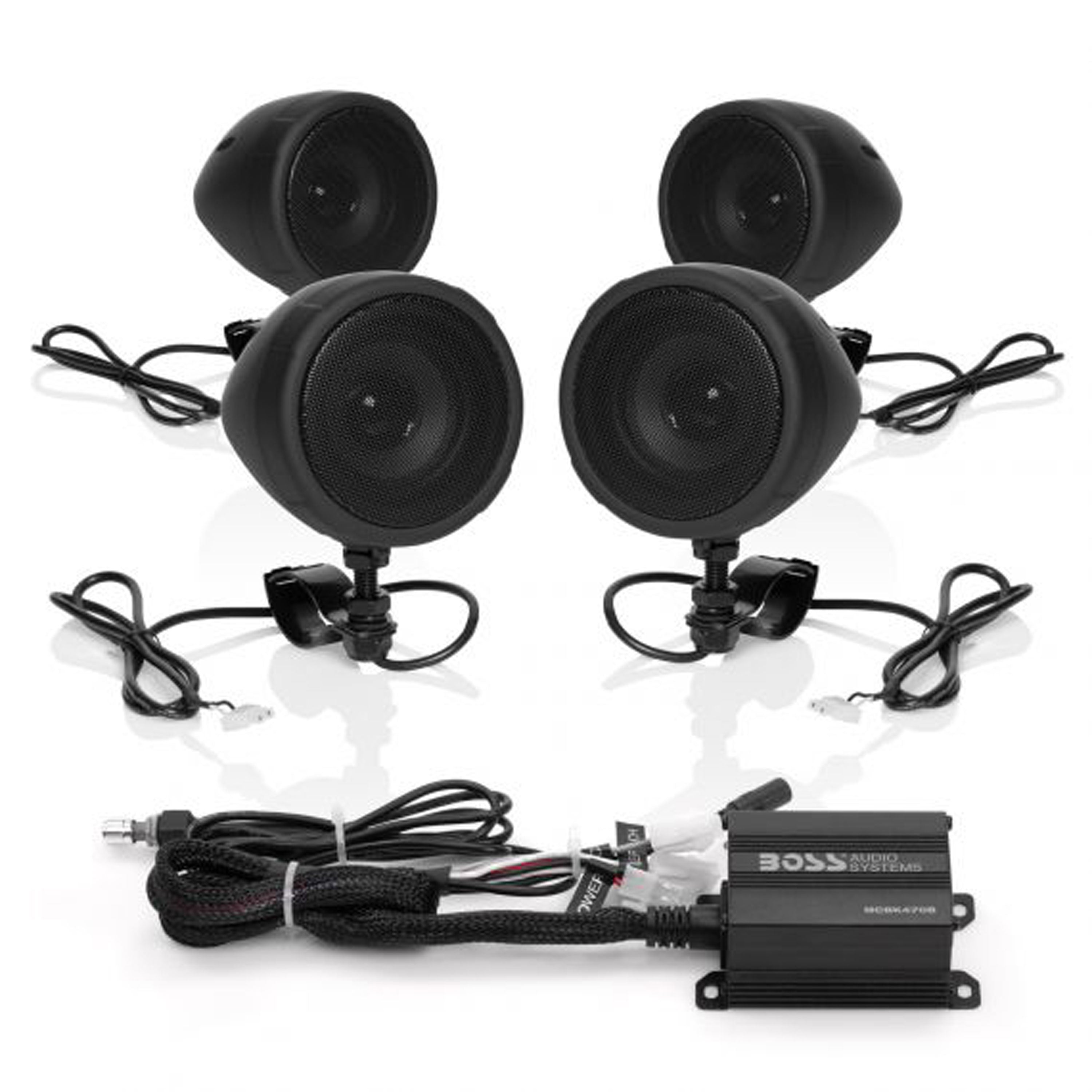 Boss Audio MCBK470B All-Terrain Bluetooth Speaker and Amplifier System - 1000 Watt, Black