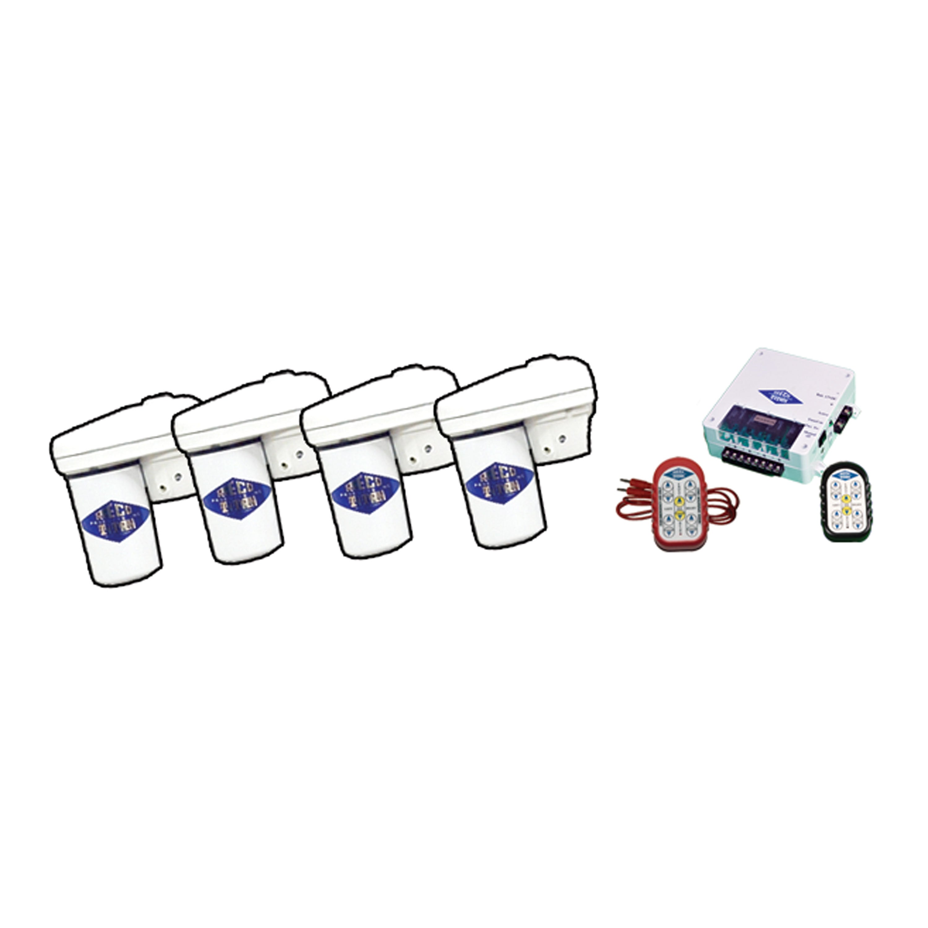 Rieco Titan 56161 Electric Upgrade Kit for Manual Convertible Jack - Set of 4, White