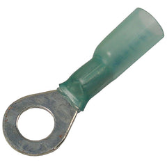 Pico 2222PT Crimp & Heat Shrink Ring Terminal - #10 Stud, 16-14 AWG (Blue), 5-Pack