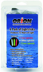 Orion 506 Lightsticks - 6-Pack (Two Each Green, Red, White)