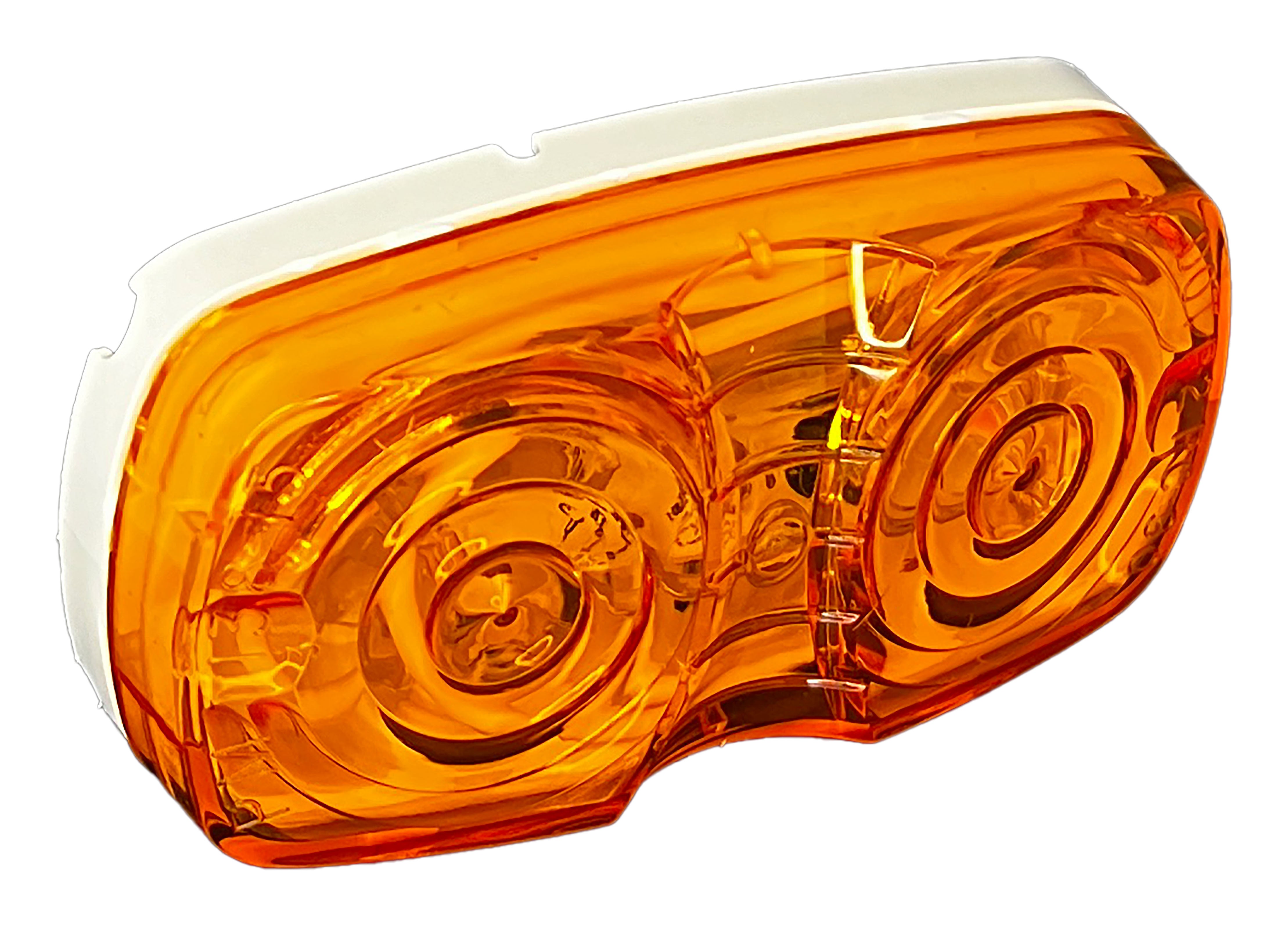 RV Designer L911 Double Bulls-Eye LED Marker Light - Amber
