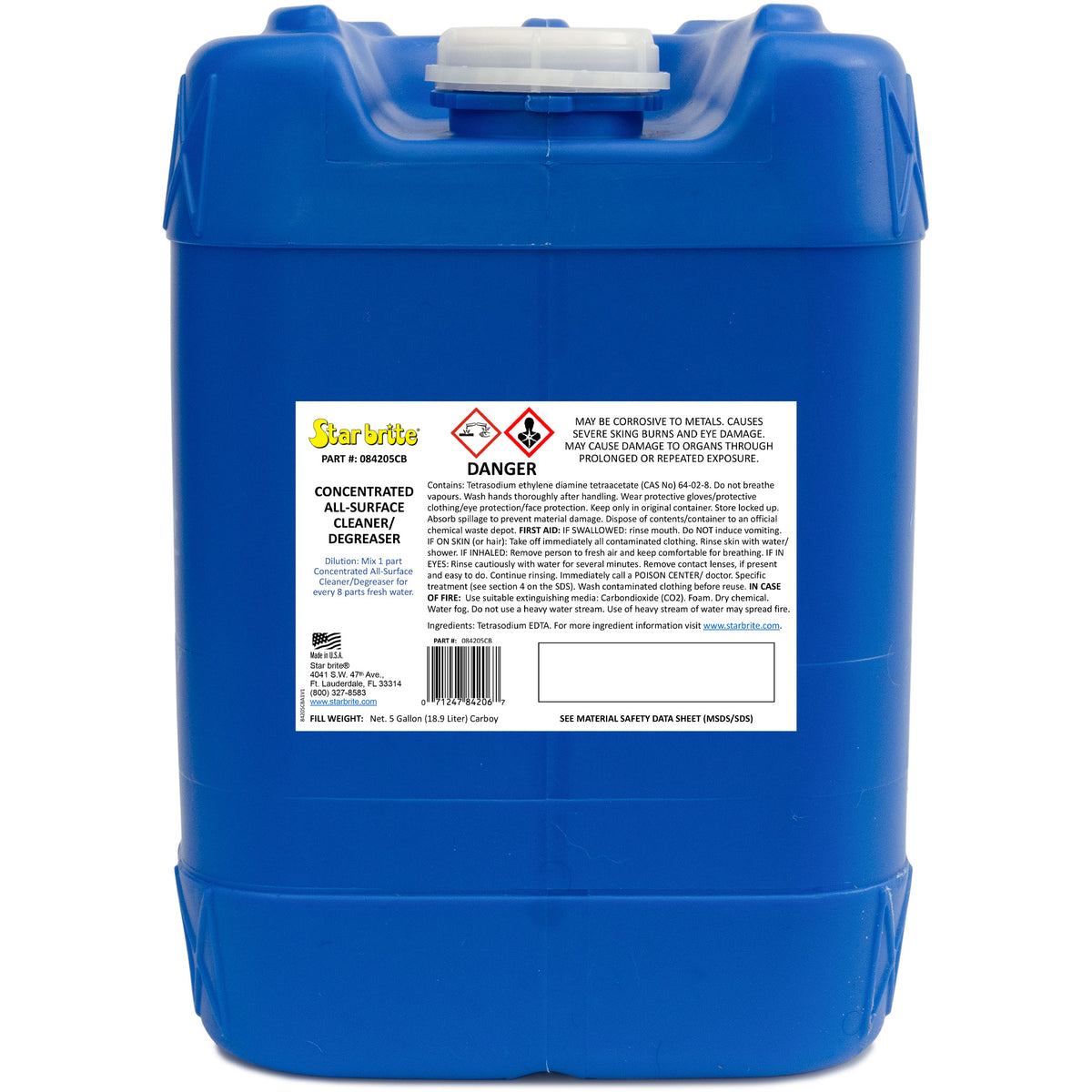Star brite 084205CB Xtreme Clean Concentrated All-Surface Cleaner/Degreaser - 5 Gallon