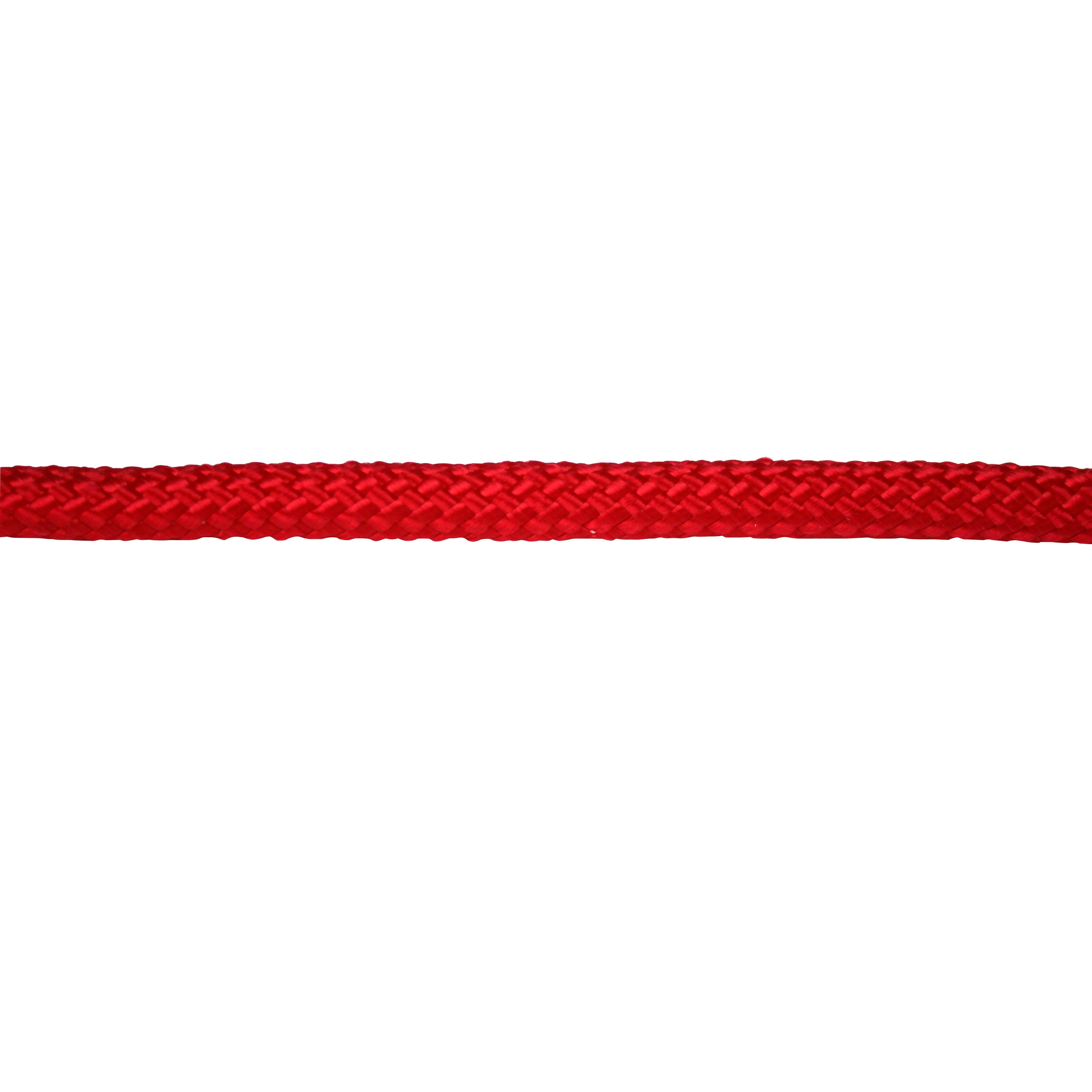 Extreme Max 3008.0337 16-Strand Diamond Braid Utility Rope - 1/4" x 25', Red