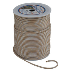 Sea-Dog 302106600G/W Double Braided Nylon Rope Spool - 1/4" x 600', Gold/White
