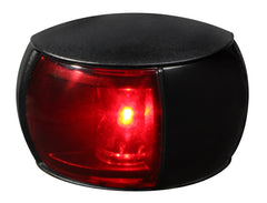 Hella Marine 980520001 2NM Navigation Light - Port Red Lens, Black Shroud, 120mm Cable