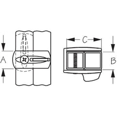 Sea-Dog 221880-1 Stainless Steel Gate Latch - 2.5" Latch
