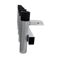 Extreme Max 3005.4275 Aluminum Pivoting Fishing Rod Holder for 2" Hitch Receivers - 6-Rod Capacity