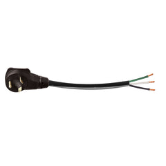 Voltec 16-00564 Right Angle Pigtail Power Supply - 30A Male, 18"