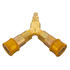 JR Products 07-31705 Y-Splitter Quick Connect Gas Interchange