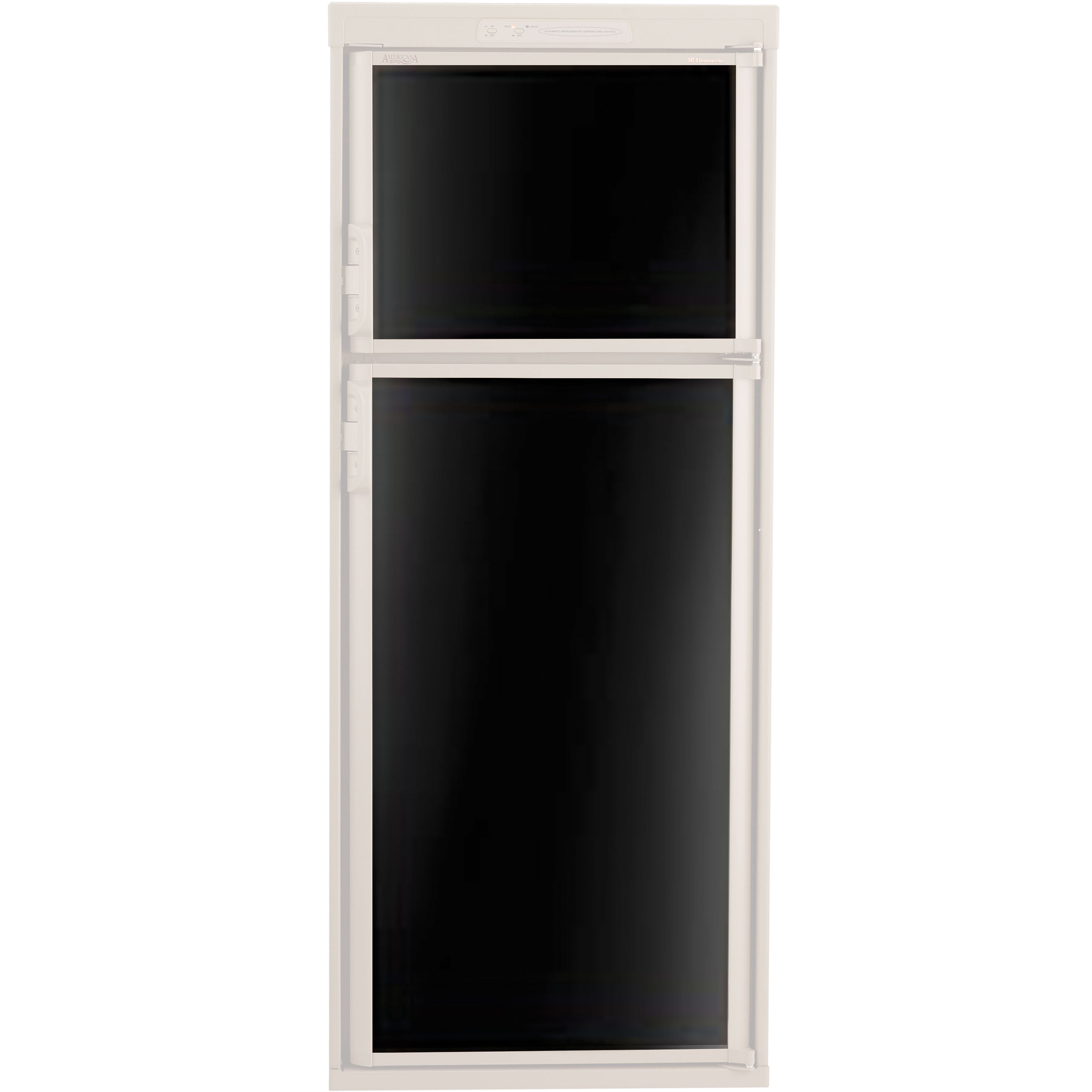 Dometic 3106863.164C Refrigerator Door Panel - Black Acrylic, Both Panels RM3962/3962