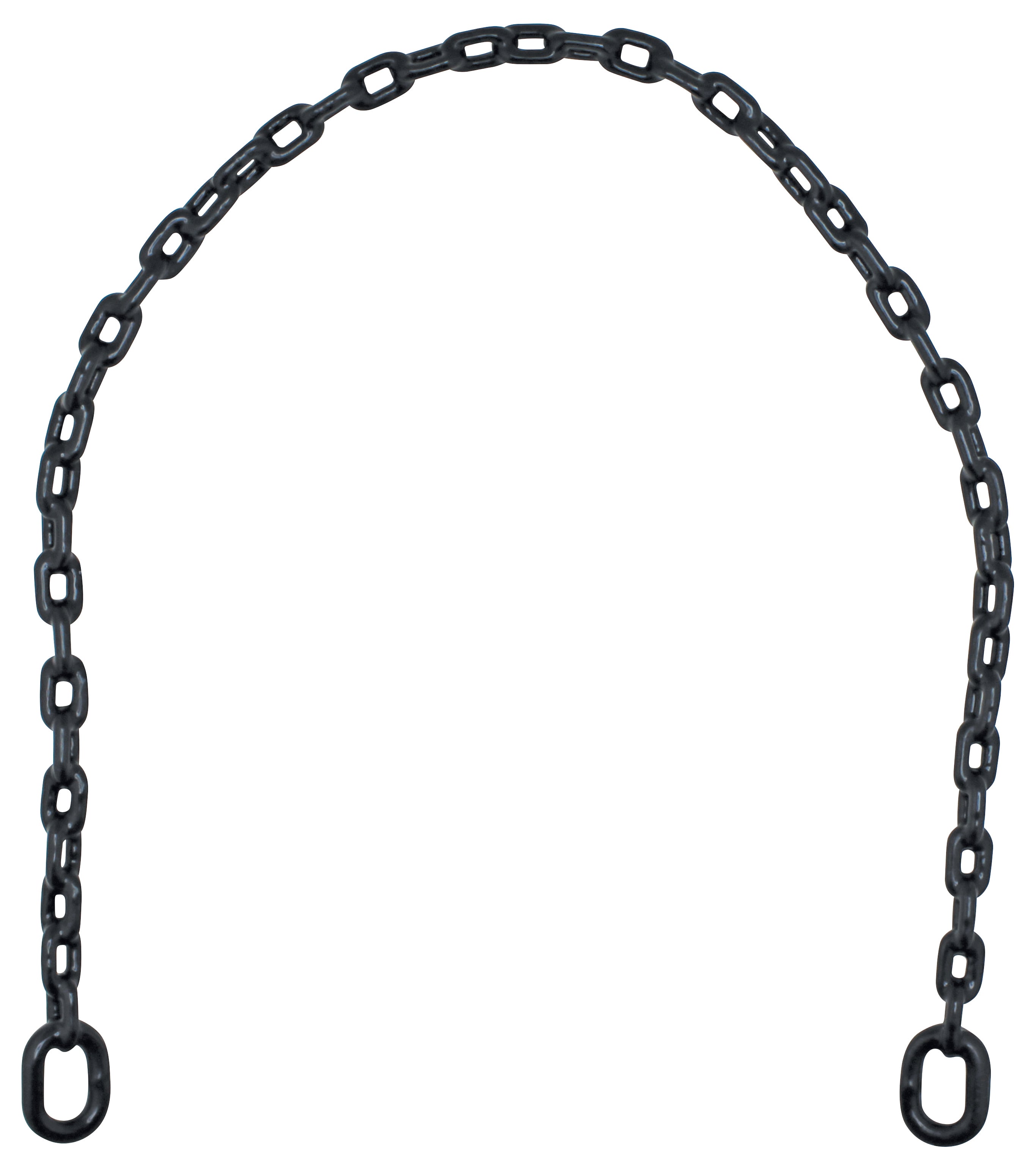 Extreme Max 3006.6593 BoatTector PVC-Coated Anchor Lead Chain - 3/16" x 4', Black