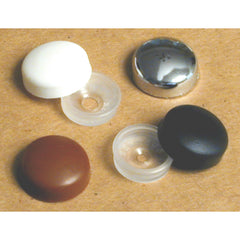 RV Designer H601 Screw Covers - White, Pack of 14