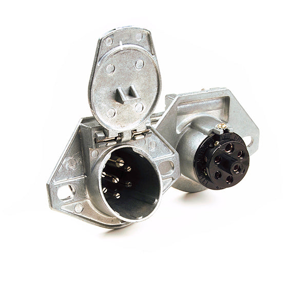 Grote 82-1002 Heavy Duty 7-Pole Socket with Enclosed Terminals
