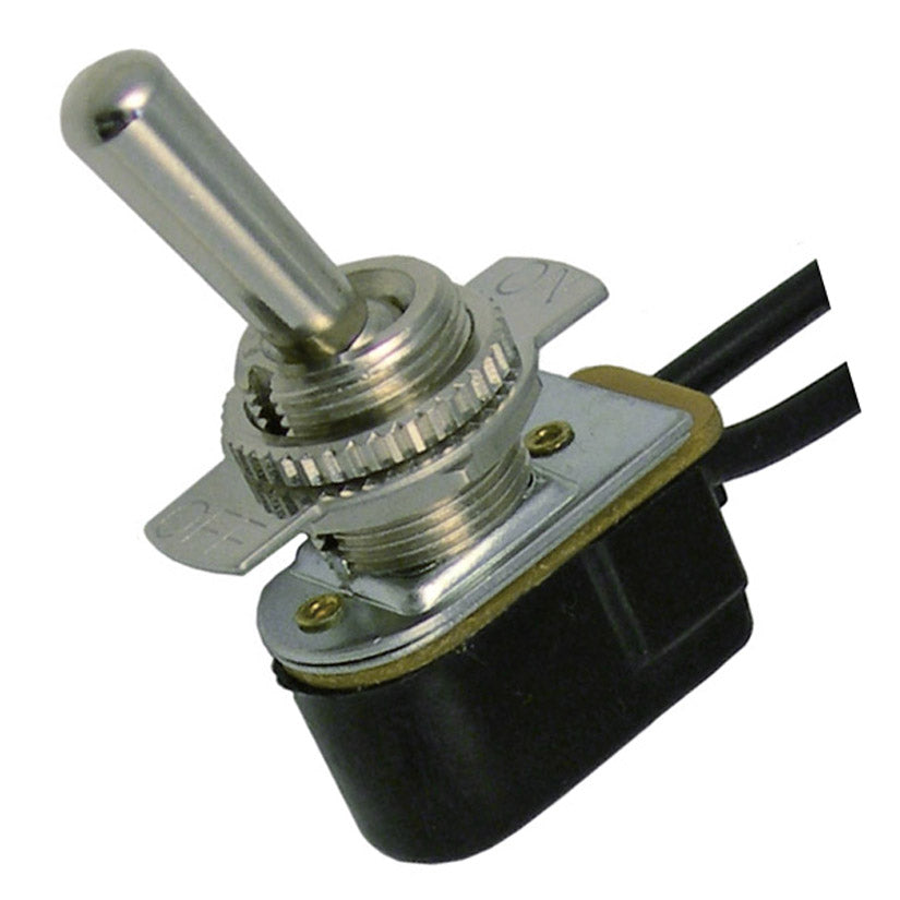 Pico 5547PT Toggle Switch with Indicator Plate - On-Off, 120 VAC, 6 Amp / 240 VAC, 3 Amp