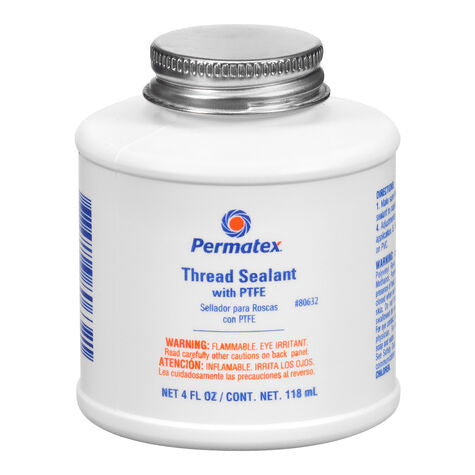 Permatex 80632 Thread Sealant with PTFE - 4 oz.