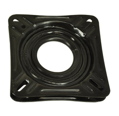 Springfield 1100007 Non-Locking 360Â°Â Seat Swivel - 6.75" Square with 0Â°Â Tilt, Black E-Coat