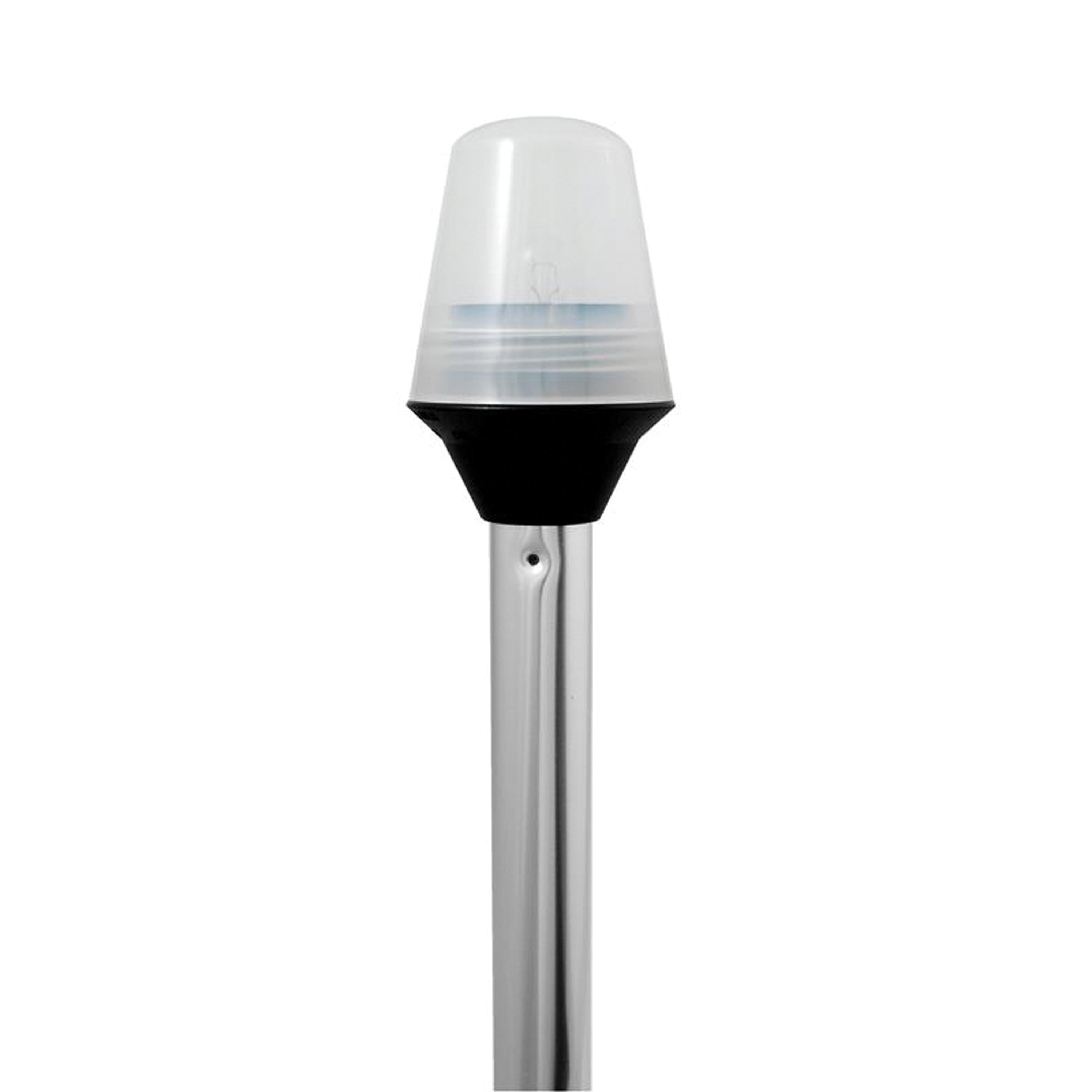 Attwood 5100-48-1 All-Around Frosted Globe Light with 2-Pin Standard Pole - 48"