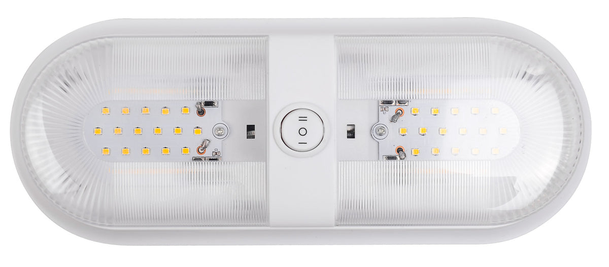 Makerz 0 66 RV Dome Light - 560 Lumens, 48pcs SMD 2835 LEDs, 4000-4500K Natural White Light