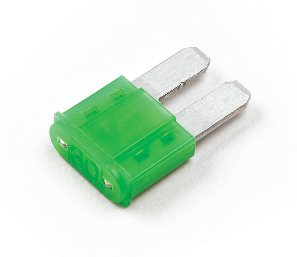 Grote 82-ANT-30A Micro Blade -2 Fuse - 30 Amp, Green, 5-Pack