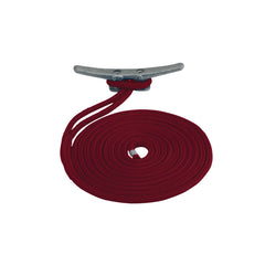 Sea-Dog 302110015RD-1 Double Braided Nylon Dock Line - 3/8" x 15', Red
